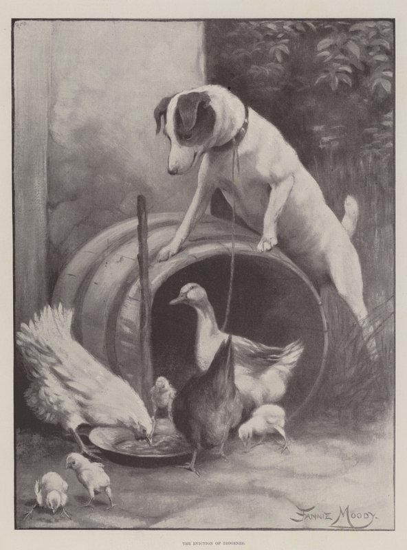Vräkningen av Diogenes av Fannie Moody