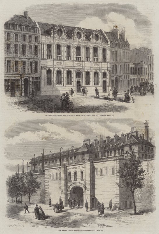 Paris scener av Felix Thorigny