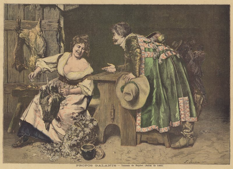 Förslag Galants av Ferdinand Roybet