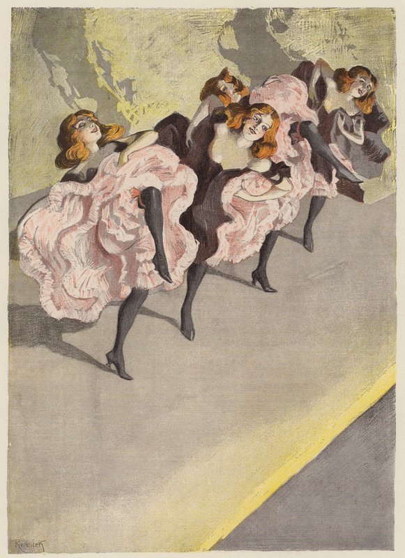 Cancan  av Ferdinand von Reznicek