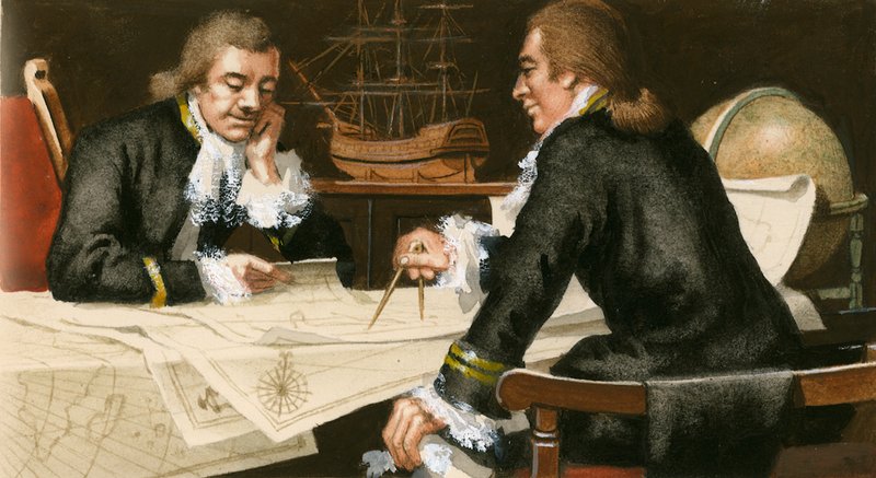 Amiral Ansons episka resa av Ferdinando Tacconi