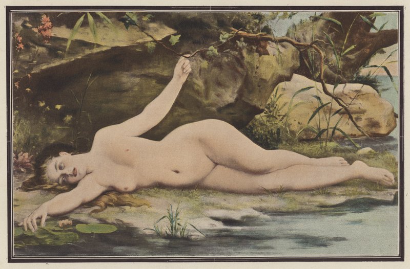 Trettio grader i skuggan (färg litho) av Fernand Lematte