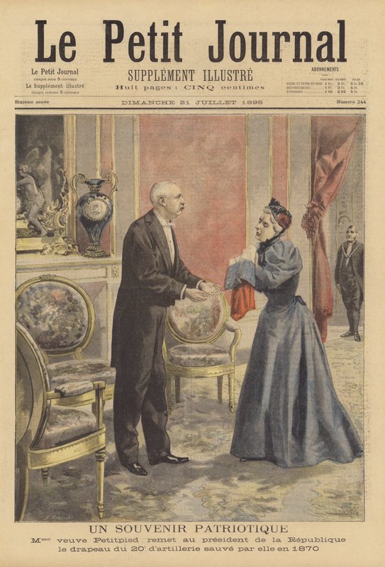 En patriotisk souvenir av Fortune Louis Meaulle