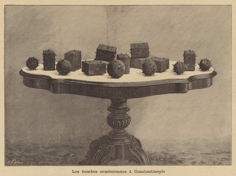 Armeniska bomber i Konstantinopel av Fortune Louis Meaulle