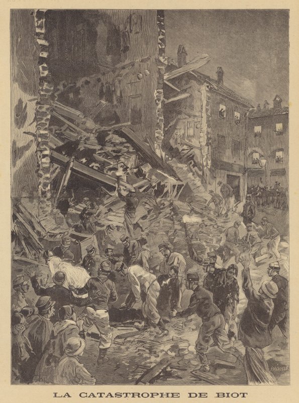 Katastrof i Biot, Provence av Fortune Louis Meaulle