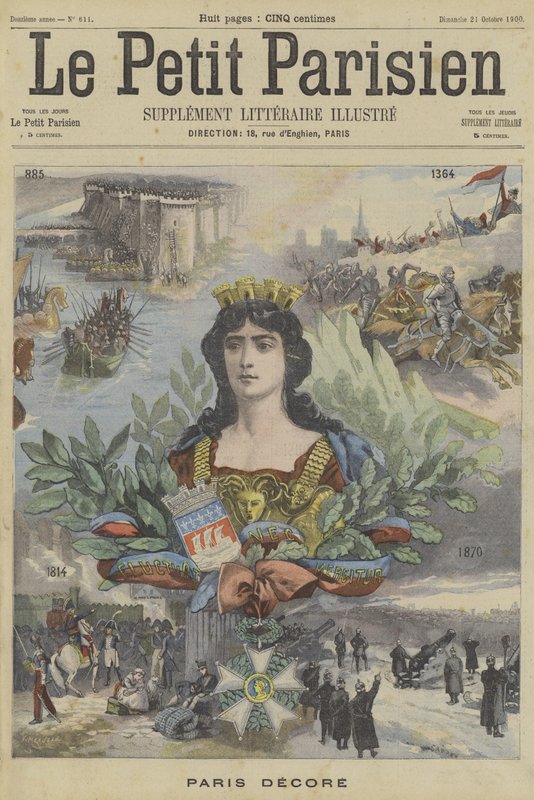 Paris dekorerad av Fortune Louis Meaulle