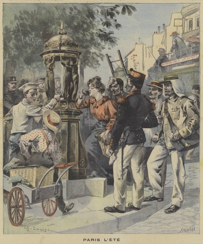 Paris på sommaren av Fortune Louis Meaulle