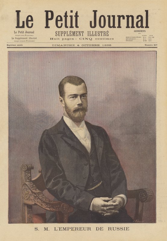 Tsar Nikolaj II av Ryssland av Fortune Louis Meaulle