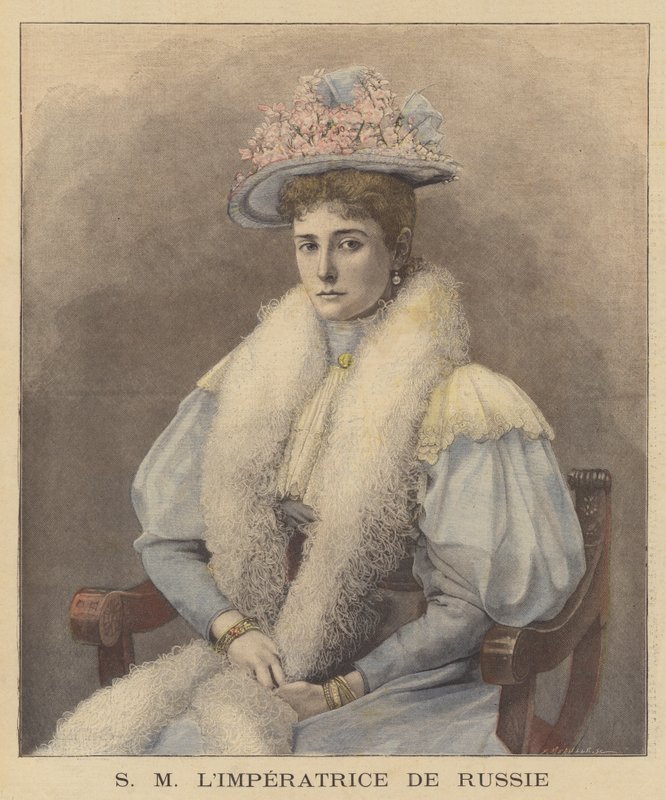 Tsarina Alexandra av Ryssland av Fortune Louis Meaulle