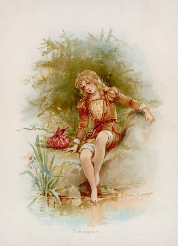 Imogen från Shakespeares Cymbeline av Frances Brundage