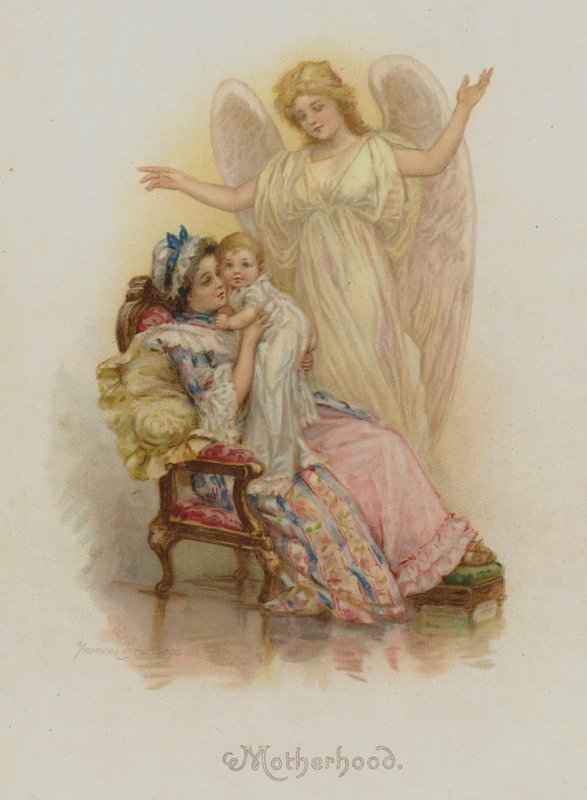 Moderskap (chromolitho) av Frances Brundage