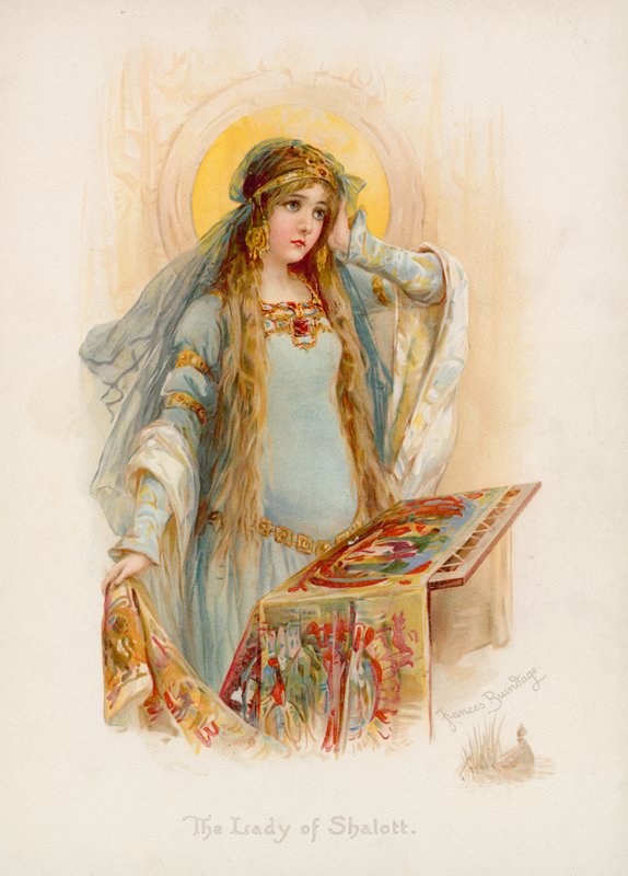 Tennysons The Lady of Shalott av Frances Brundage