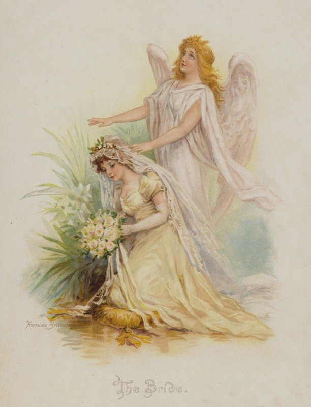 Bruden (chromolitho) av Frances Brundage