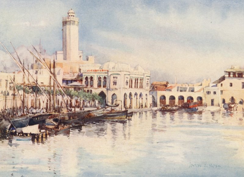 The Penon, Alger (färglitografi) av Frances Nesbitt