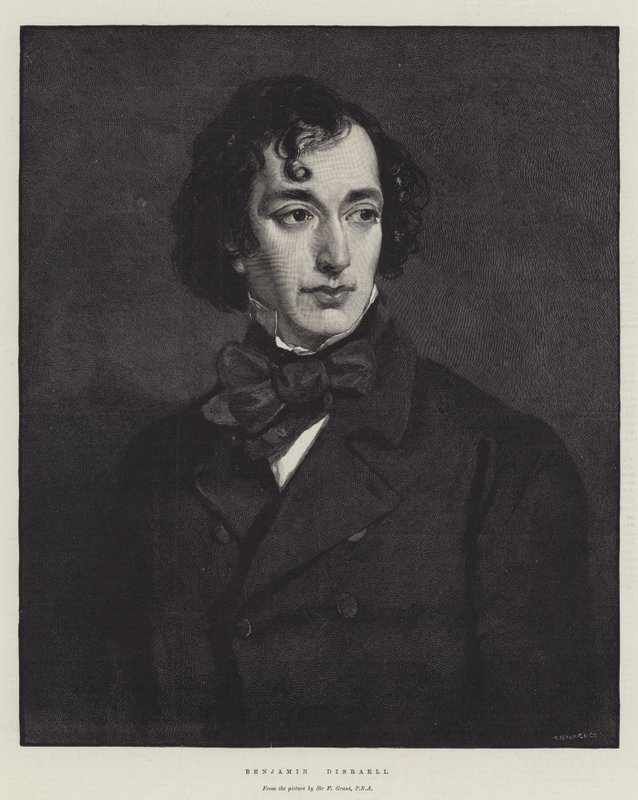 Benjamin disraeli av Francis Grant