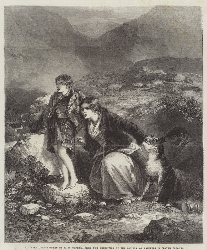 Tittar ut av Francis William Topham