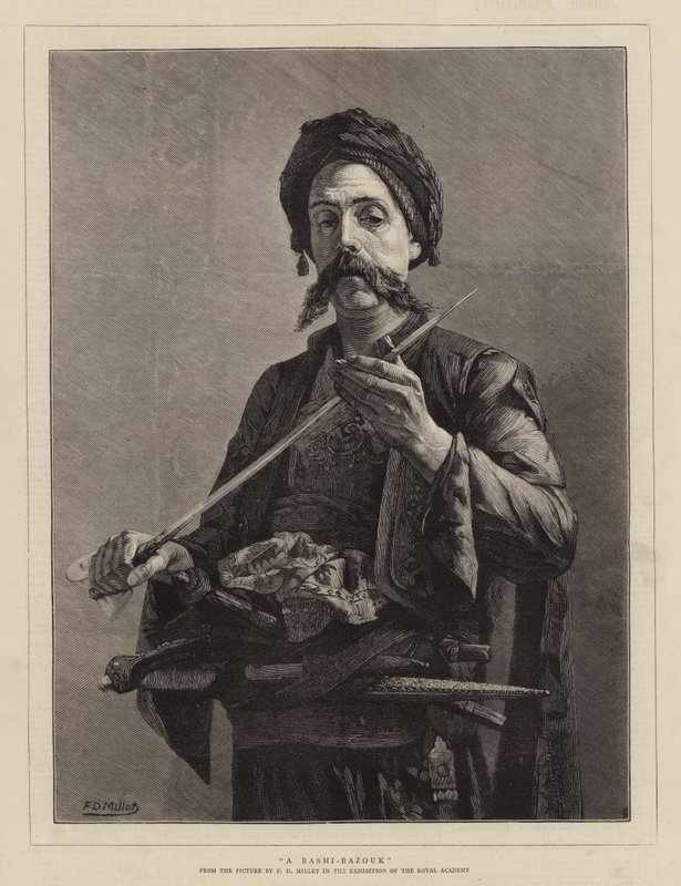 En Bashi-Bazouk av Francis Davis Millet