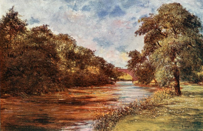 River Doon, Skottland av Francis S. Walker