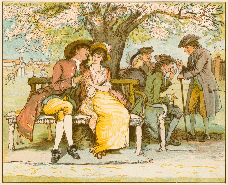 Den öde byn av Oliver Goldsmith av Francis S. Walker