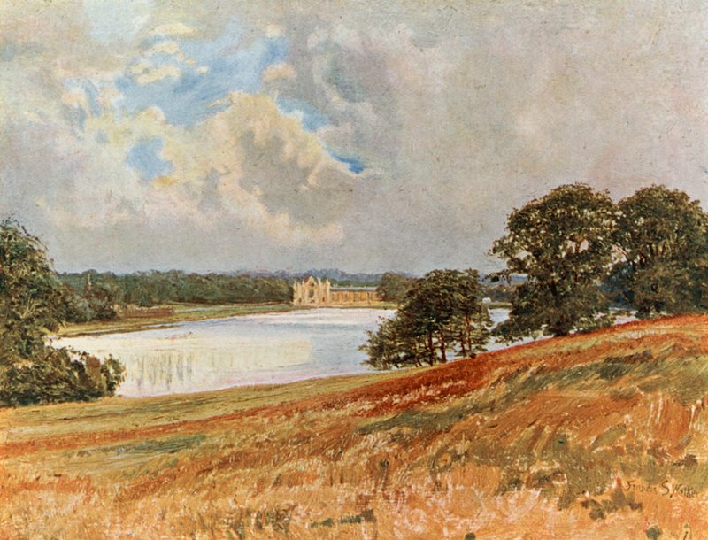 Sjön vid Newstead av Francis S. Walker