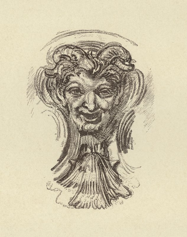 Leende ansikte (gravyr) av Francois (after) Boucher