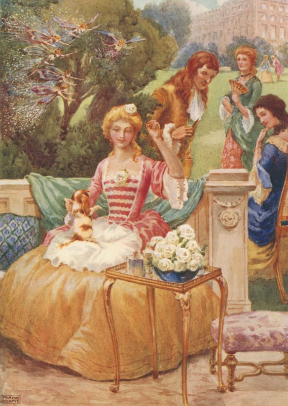 Belinda, från The Rape of the Lock av Alexander Pope av Frank Adams