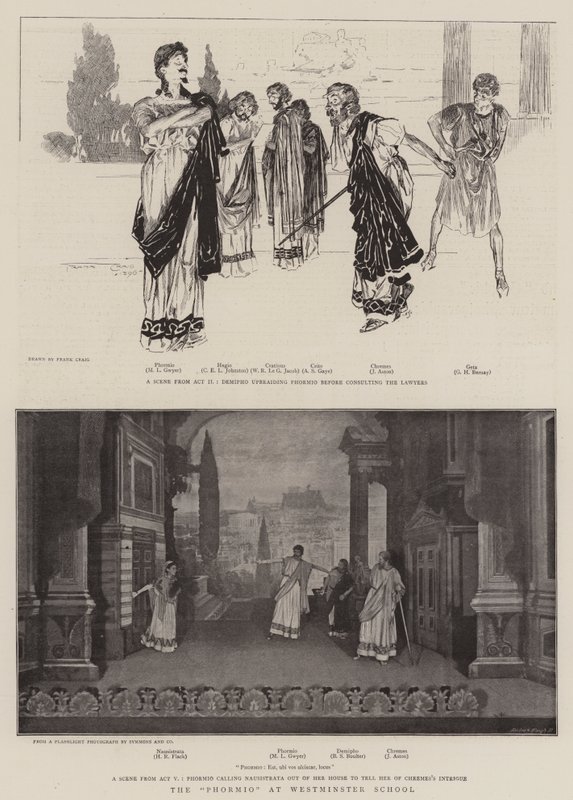 Phormio på Westminster School av Frank Craig