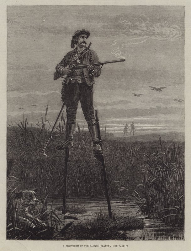 A Sportsman of the Landes (Frankrike) av Frank Dadd