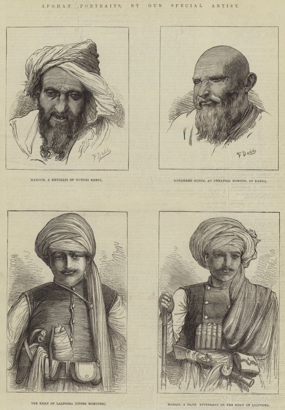 Afghanska porträtt av Frank Dadd
