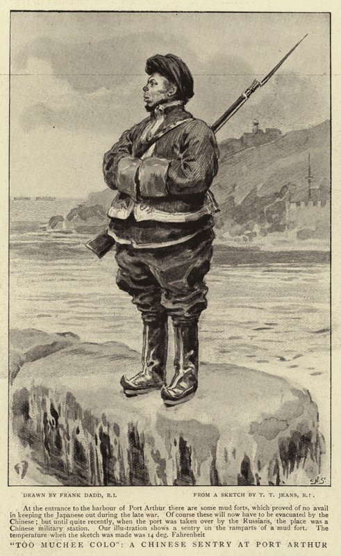 Too Muchee Colo, en kinesisk vakt vid Port Arthur av Frank Dadd