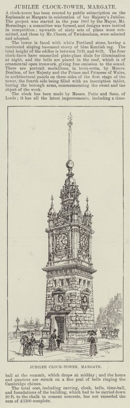 Jubileumsklocktornet, Margate av Frank Watkins
