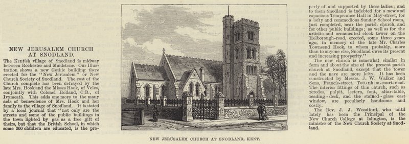 New Jerusalem Church i Snodland, Kent av Frank Watkins
