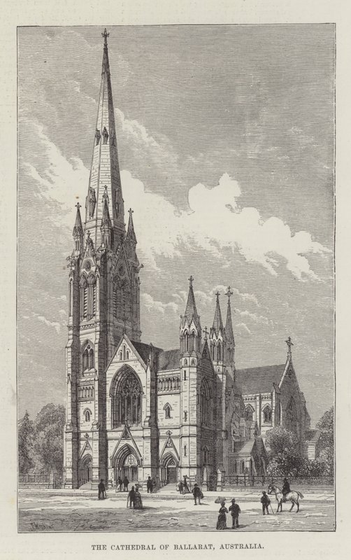 Katedralen i Ballarat, Australien av Frank Watkins
