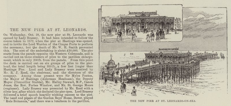 Den nya piren vid St Leonards-on-Sea av Frank Watkins