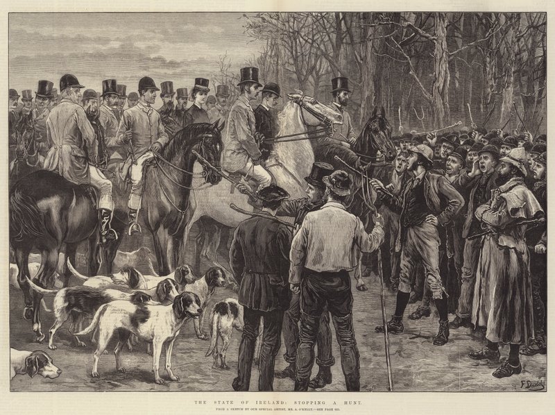 Staten i Irland, stoppar en jakt av Frank Dadd