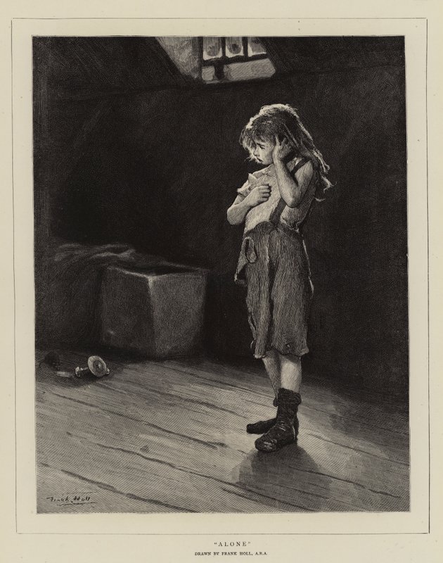 Ensam av Frank Holl