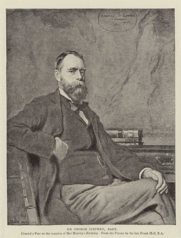 Sir George Stephen, baronet av Frank Holl