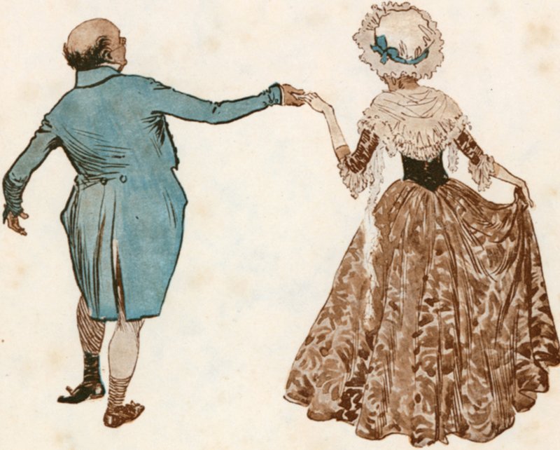 The Pickwick Papers (färglitografi) av Frank Reynolds