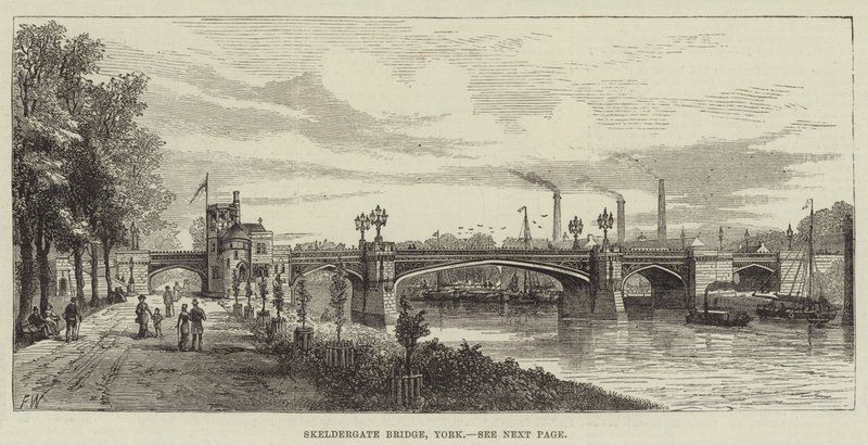Skeldergate Bridge, York av Frank Watkins