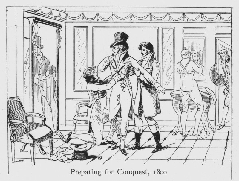 Förbereder sig för erövring, 1800 av François Courboin