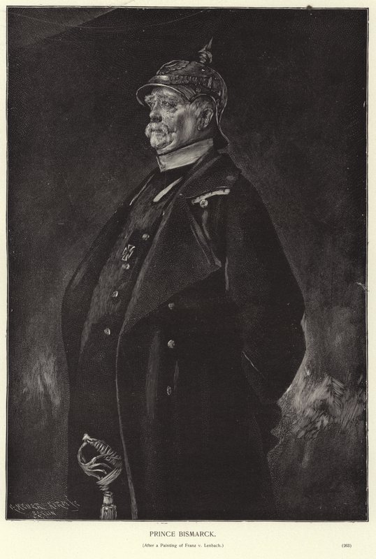 Otto von BIsmarck av Franz Seraph von Lenbach