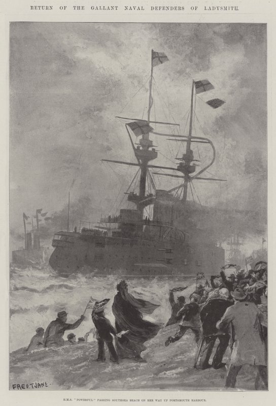 Return of the Gallant Naval Defenders of Ladysmith av Fred T. Jane