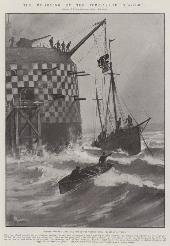 Upprustningen av Portsmouths havsfästningar av Fred T. Jane