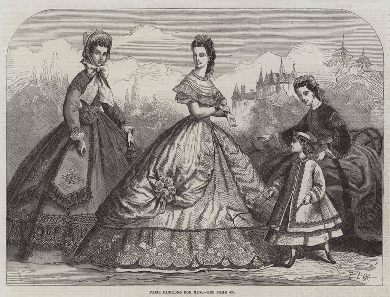 Paris mode för maj av Frederic Theodore Lix