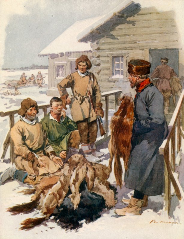 En nordlig pälshandlare av Frederic de Haenen