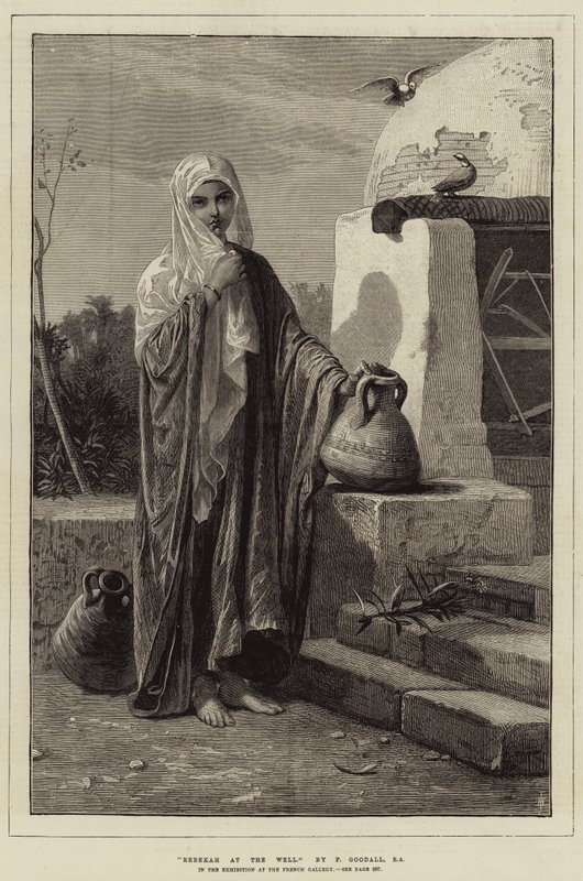 Rebecka vid brunnen av Frederick Goodall