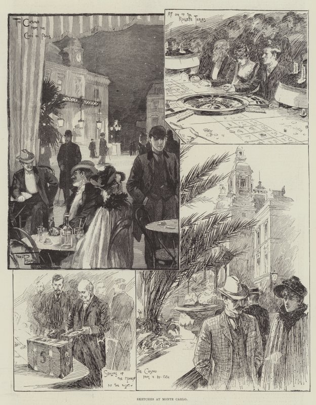 Skisser på Monte Carlo av Frederick Pegram