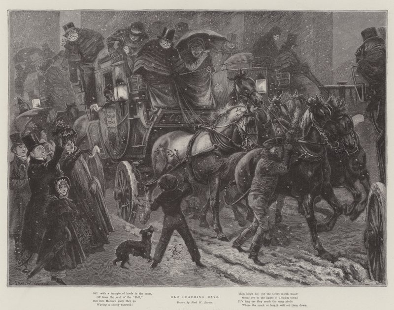Gamla tränardagar av Frederick William Burton