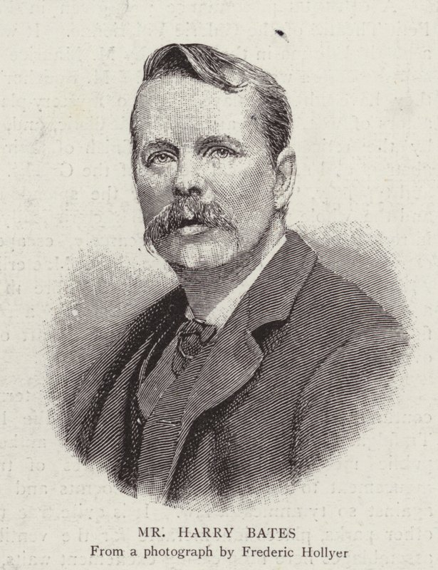Harry Bates, brittisk skulptör (litho) av Frederick (after) Hollyer