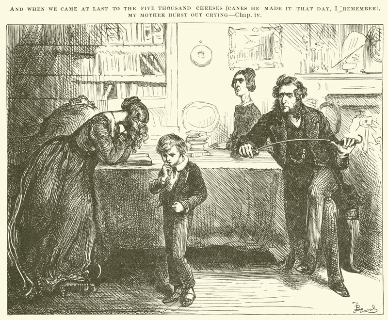 Illustration för David Copperfield av Frederick Barnard